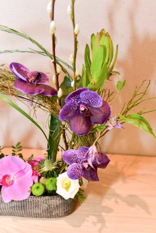 composition de fleurs