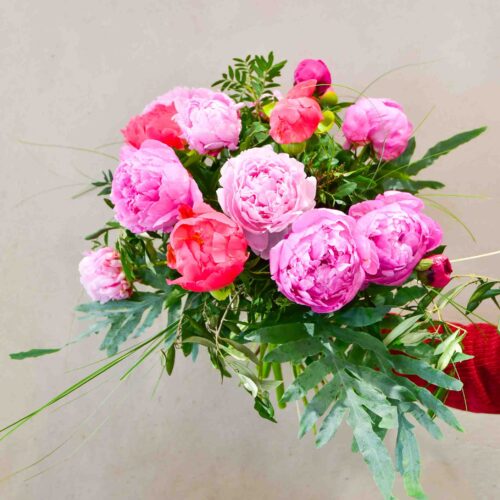 Bouquet de Pivoines de différentes couleurs selon l'arrivage ...