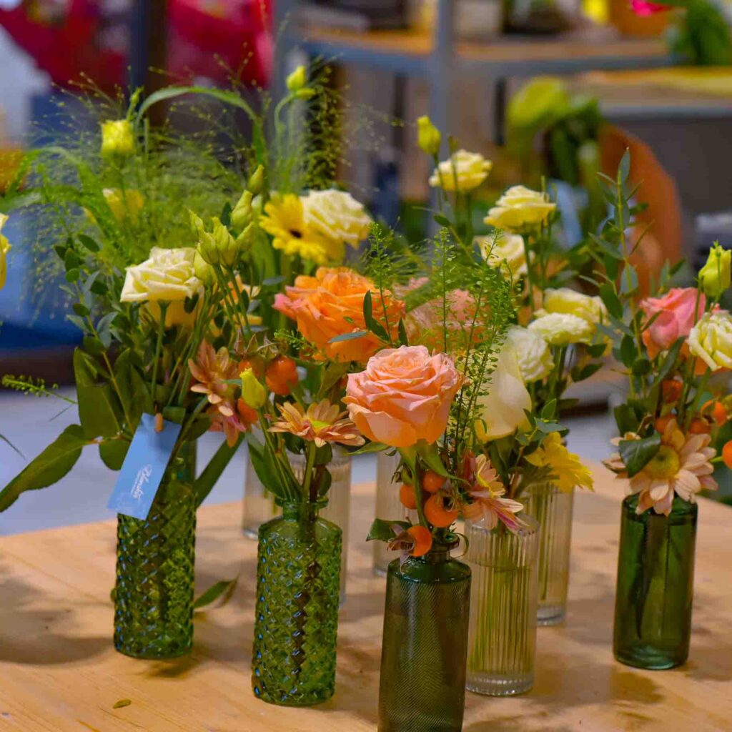 les vernines comme centre de table_