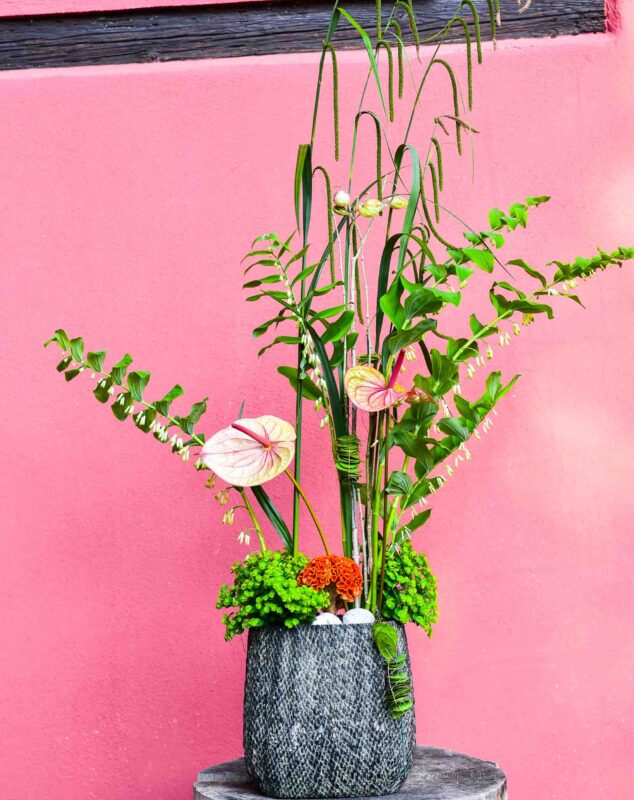 Abonnement floral de forme et ligne