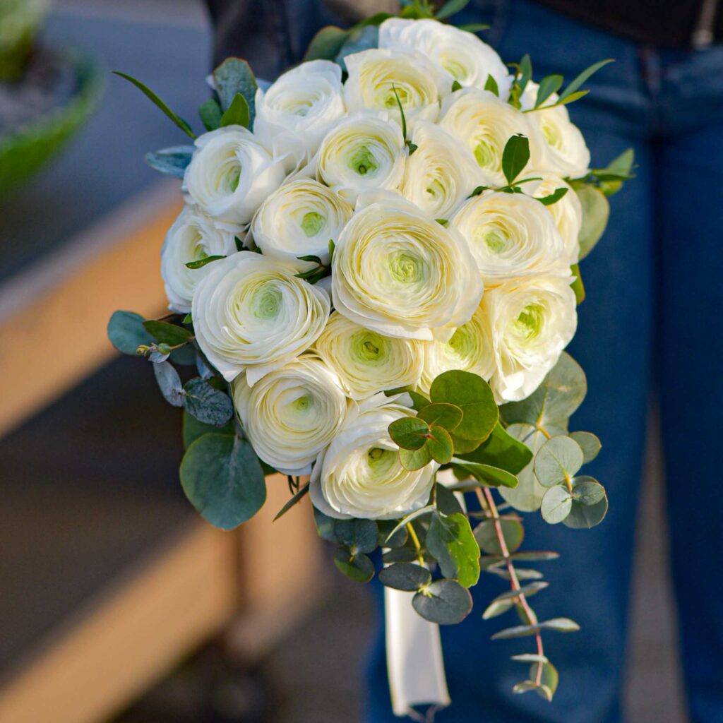 Bouquet de Renoncule blanche
